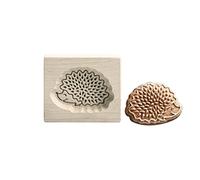 Wooden Cookie Molds,3D Carved Wooden Cookie Biscuit Cutter Embossing Molds,DIY Shortbread Craft Baking Tool,Biscuit Press Stamp Molds for Baking Moulds Christmas Halloween (Hedgehog)