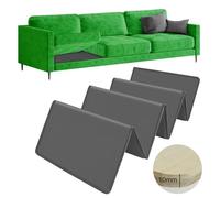 Wooden Couch Cushion Support for Sagging Seat - (167.5x43cm) Sofa Support Strengthener Boards for 3 Seater, Large Sofa Rejuvenator Boards with Oxford Surface & Extra Thick Round Corner Treatment.Grey