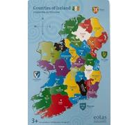 Wooden Counties of Ireland Jigsaw Puzzle - 32 Pieces