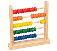 Wooden Counting Frame - Traditional Abacus, Educational Toy Development Activity, Natural Wood, Beaded Math Learning Aid|Wonderful Gift Boys Girls Preschool Early Number Crush