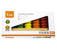 Wooden Counting Numbers Stacking Rings - Childrens Educational Maths Learning Toy