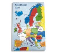 Wooden Countries of Europe Jigsaw Puzzle