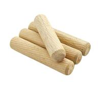 Wooden Craft Dowel Rods， Wooden Dowels Pins Rods Furniture Fitting Pack of 20/50/100 Pcs M6 M8 M10 M12 Multiple Sizes(M6x25 20Pcs)