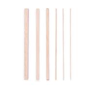 Wooden Craft Sticks 2/3/4/10/12/15mm Balsa Wood Craft Square Cudgel Model Toys Building Carving DIY(5mmX200mm 20pcs)