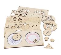 Wooden Crafts to Paint | Shape Sorting Puzzle on Tray | Painting Activity for - for Doodling, Training Hand Eye Coordination, Kindergarten, Class, Birthday