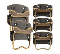 Wooden Crate Handles 5pcs for Antique Style Drawers Boxes and Trunks Bronze Iron Pulls Compatible with Rustic and Industrial Interiors