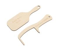 Wooden Creative Hairless Head Gifts for Balds Men Novelty Funny Styling Design Balds Head Man Brushes Hair Care Hairless Toothless Comb