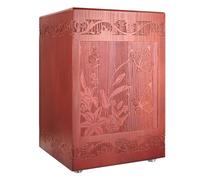Wooden Cremation Urn for Human, Wood Handmade Engraved Butterfly Decorative Box, Funeral Urns for Adult Male Female Burial or Memorial Keepsake, Urns for Ashes Men Women 260lbs (1, Adult)