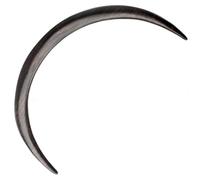 Wooden Crescent Hair Fork Dark Moon Shape Hair Accessory