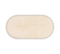 Wooden Crochet Bag Bottom Basket Wooden Base for Crochet Cradle for Making Doll with Bottom Handcrafted(80x40cm)