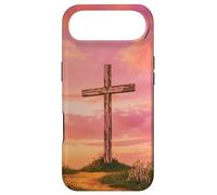 Wooden Cross on Sunset Trail Design Case for iPhone Air