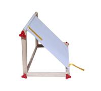 Wooden Cross Stitch Frame Stand Adjustable Height Tabletop Lap Embroidery Hoop Holder with Nut for Needlepoint, Tapestry, Quilting, Solid Wood Craft Support , PP Nut