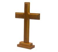 Wooden Crosses, Holy Decor For Wall - Rustic Religious Statue Wall Decor, Wooden Christian Sculpture Spiritual Art, Double-Sided Religious Altar Spiritual Art Sculpture For Home Chapel Decor