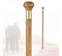 Wooden Crutch Round Head Three-section Folding Anti-slip for Outdoor Walks for the Elderly beautiful scenery