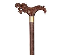Wooden Crutch Solid Wood Chicken Wing Wood Anti-skid Carving for the Elderly to Travel and Walk beautiful scenery