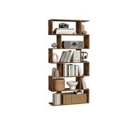 Wooden Cube Display Shelf, Rustic Brown