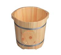 Wooden Cube for Standing Basin - Sturdy & Durable Wooden Bucket Great for Removing Dead/Old Skin from Your Feet, Pedicure Foot Soaker, Home Foot Spa with Massage Beads