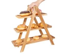 Wooden Cupcake Stand, Rustic Sandwich Stand, 3-Tiered Food Display, Multi-Tiered Dessert Stand, Wooden Display Platter, Rustic Display, Cupcake Dessert Display,
