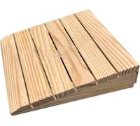 Wooden Curb Ramp, Threshold Ramp, Heavy-duty Durable Lane, Wheelchair, Motorcycle, Car, Bicycle Ramp(30x25.8x7cm/12x10x2.8in)