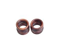 Wooden Curtain Rings Natural Wood Pole Rod Rings 38 mm Curtain Rings (Mahogany, 24 pcs)