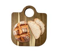 Wooden Cutting Board Basket Weave Design Chopping Board with Handle Handbag Shape Serving Charcuterie Cheese Tray for Kitchen Meat Vegetable Bread Natural Eco Friendly Gift for Housewarming
