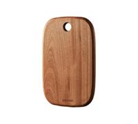 Wooden Cutting Board, Ebony Oval Chopping Block Heavy-Duty Cutting Boards For Kitchen Steak Bread Fruit Vegetables(22x32x2.2cm)