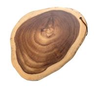 Wooden Cutting Board, Irregular Shape Tray | Thickness 2.5 cm, Irregular Circle with Two Sides and Dishwasher Safe, for Bread, Fruit, Cheese, Home Use and as a Board