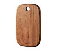 Wooden Cutting Board, Sandalwood Ebony Oval Chopping Board Non Toxic Cutting Boards For Kitchen Vegetables And Steak Bread(24x36x2.2cm)
