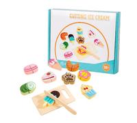 Wooden Cutting Food Toys - In-Game Fruit Game for Kids | Imaginative toddler learning game that encourages coordination and hands-on creativity for boys and