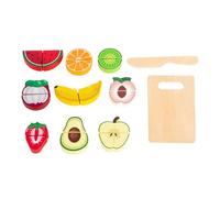 Wooden Cutting Food Toys - In-Game Fruit Game for Kids | Imaginative toddler learning game that encourages coordination and hands-on creativity for boys and