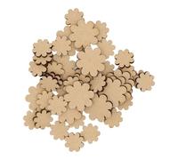 Wooden Daisy Flower S3 Multiple Sizes - MDF Craft Shape Blank Decoration Embellishments Laser Cut DoodleTech (Size: 30mm / Pack: 25)