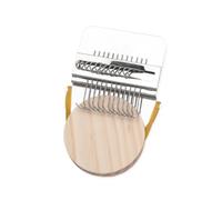 Wooden Darning Loom Weaving Tool, for Mini Repair Machine for Mending Jeans Socks Clothes, DIY Textile Handcraft Kit(14 Hooks)
