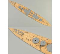 Wooden Deck For Tamiya 78011 1:350 Scale British HMS Prince Of Wales Model With Anchor Chain