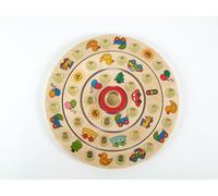 Wooden Decoration 3 Birthday Rings Set WxLxH 215x20x215mm NEW Birthday