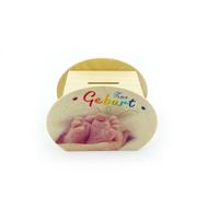 Wooden Decoration Money Box 'Birth' 115x65x85mm New Savings Box Save Money