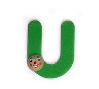Wooden Decoration Wood Letter U 55x18x70mm New Toy Alphabet Learning