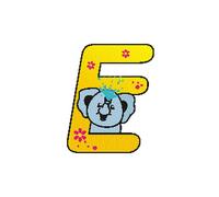 Wooden Decoration Wooden Letter E Dimensions 45x6x60mm NEW Toy Alphabet Learning