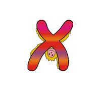 Wooden Decoration Wooden Letter X 50x6x60mm New Toy Alphabet Learning