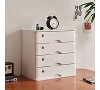 Wooden Desktop Storage Cabinet With Lockable Drawers, Desktop Storage Box With Drawers, Desktop File Cabinet, Office Supplies A4 Receipt File Organizer, Desktop Drawer Cabinet ( Color : White , Size :