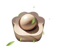 Wooden Diffuser, Wooden Spherical Design - Car Diffuser That Does Not Require Electricity | for Living Room, Bedroom, Bathroom, Office, Desk, Car and Travel