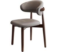 Wooden Dining Chairs for Restaurants and Event Spaces, Cream Upholstered Stools for Guest Seating, Stylish Dining Room and Banquet Chairs