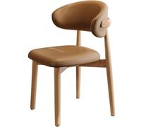 Wooden Dining Chairs for Restaurants and Event Spaces, Cream Upholstered Stools for Guest Seating, Stylish Dining Room and Banquet Chairs