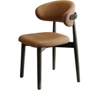 Wooden Dining Chairs for Restaurants and Event Spaces, Cream Upholstered Stools for Guest Seating, Stylish Dining Room and Banquet Chairs