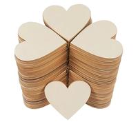 Wooden Discs for Crafts 3-100Pcs Unfinished Wooden Hearts Blank Wood Slices 1cm-10cm DIY Crafts Wooden Circle Discs(10mm 100pcs)