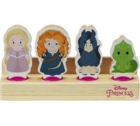 Disney Princess WOODEN PRINCESS 4-FIGURE SET Beautiful Preschool Wooden Toy, Imaginative Play, FSC Certified Sustainable, Gift For 2-5 Year Old