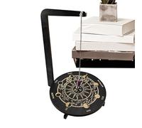 Wooden Display Rack - 7.09 In Crystal Necklace Stand, Elegant Jewelry Holder, Wooden Pendant Organizer, Sleek Decor | Mystic Jewelry Display Rack for Pendants Charms and Spiritual A