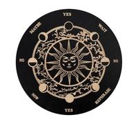 Wooden Divination Board Dowsing - Metaphysical Spirit Message Boards With Letters | Planchette Decoration Fortune Telling Board Game For Beginners, Family, Spiritual Practice Tools