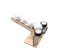 Wooden DIY Ball Launcher Science Experiments Kit for Kids - Electric STEM Engineering Science Kits | Educational Physics Project Building Materials for Boys & Girls Ages 8-12 Classroom Activities