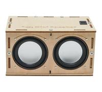 Wooden DIY Bluetooth Speaker Science Kits for Kids - STEM Projects Build Your Own Dual Speaker Model, Creative Science Experiments Educational Toys for Boys & Girls Age 8 9 10 11 12 13 14 at Home or C