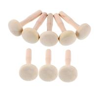 Wooden DIY Mushroom Printmaking Tool Set 8Pcs for Art Projects
